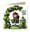 Birthday Card, Male, Boys, Son, Grandson, Nephew, Friend, Boyfriend, Great Grandson, Brother, Teenager, Gaming, Gamer Personalised