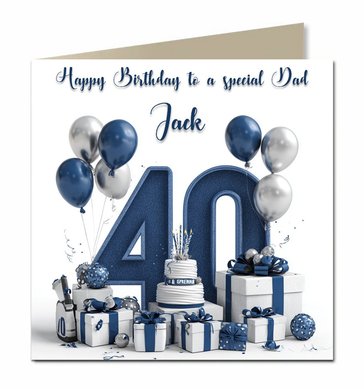 40th Birthday Card for Men, Son, Grandson, Dad, Brother, Uncle, Friend,