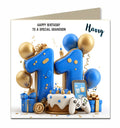 11th Birthday Card for Boys Personalised Grandson, Son, Nephew, Brother