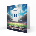 Personalised Birthday Card - White Football Shirt