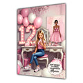 12th Birthday Card Selfie Girl, Granddaughter, Daughter, Large A5 Size