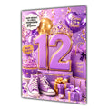 12th Birthday Card For Girls, Daughter, Granddaughter, Niece, Trainers Girl, Teenager,