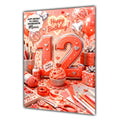 12th Birthday Card For Girls, Daughter, Granddaughter, Niece, Arts & Crafts Girl, Teenager,