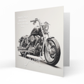 Personalised Birthday Card - Motorcycle