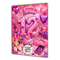 12th Birthday Card Ballet Dancing Girl Granddaughter Daughter Large A5 Size