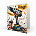 Personalised 50th Birthday Card - Power Drill