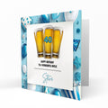 Personalised 40th Birthday Card, DIY, Lager, Beer, Pint, Mens, Son, Grandson, Dad, Grandad Nephew, Friend