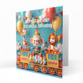 Personalised Birthday Card - Circus Train
