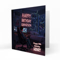 Personalised Birthday Card for Grandson Gamer, Gaming, Gamepad PS5, PC