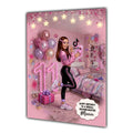 11th Birthday Card Posing Girl, Granddaughter, Daughter,  Large A5 Size