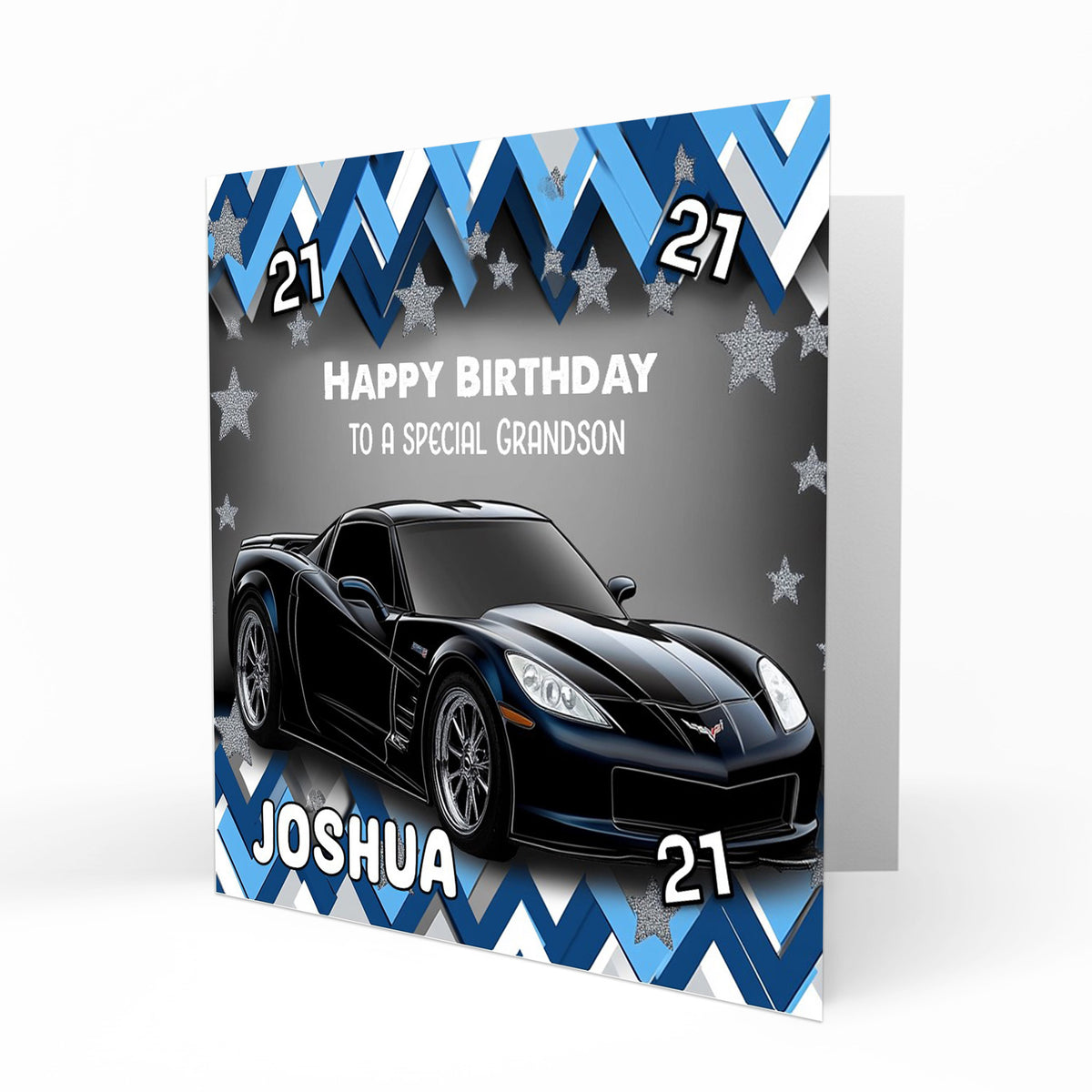Personalised Birthday Card for Son, Grandson, Nephew, Dad, Car, Supercar