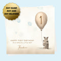 Personalised Birthday Card for Boys or Girls, Son, Daughter, Garndson, Granddaughter, Niece, Nephew, Giraffe
