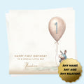 Personalised Birthday Card for Boys or Girls, Son, Daughter, Garndson, Granddaughter, Niece, Nephew, Hippo