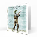 Personalised Birthday Card - Fishing