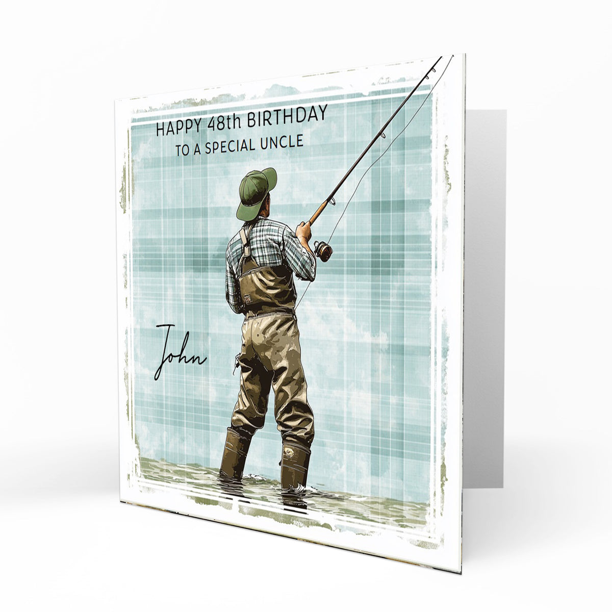 Personalised Birthday Card - Fishing