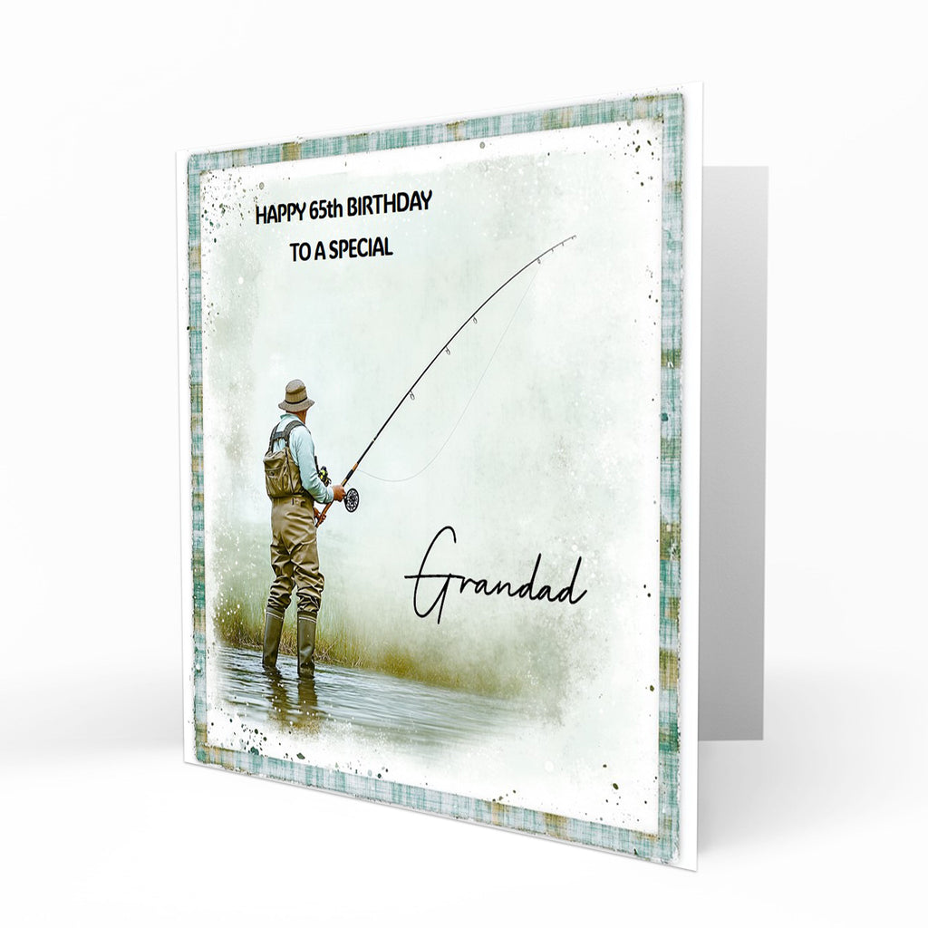 Personalised Birthday Card - Fishing