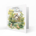 Personalised New Home Card - Cottage and Dogs
