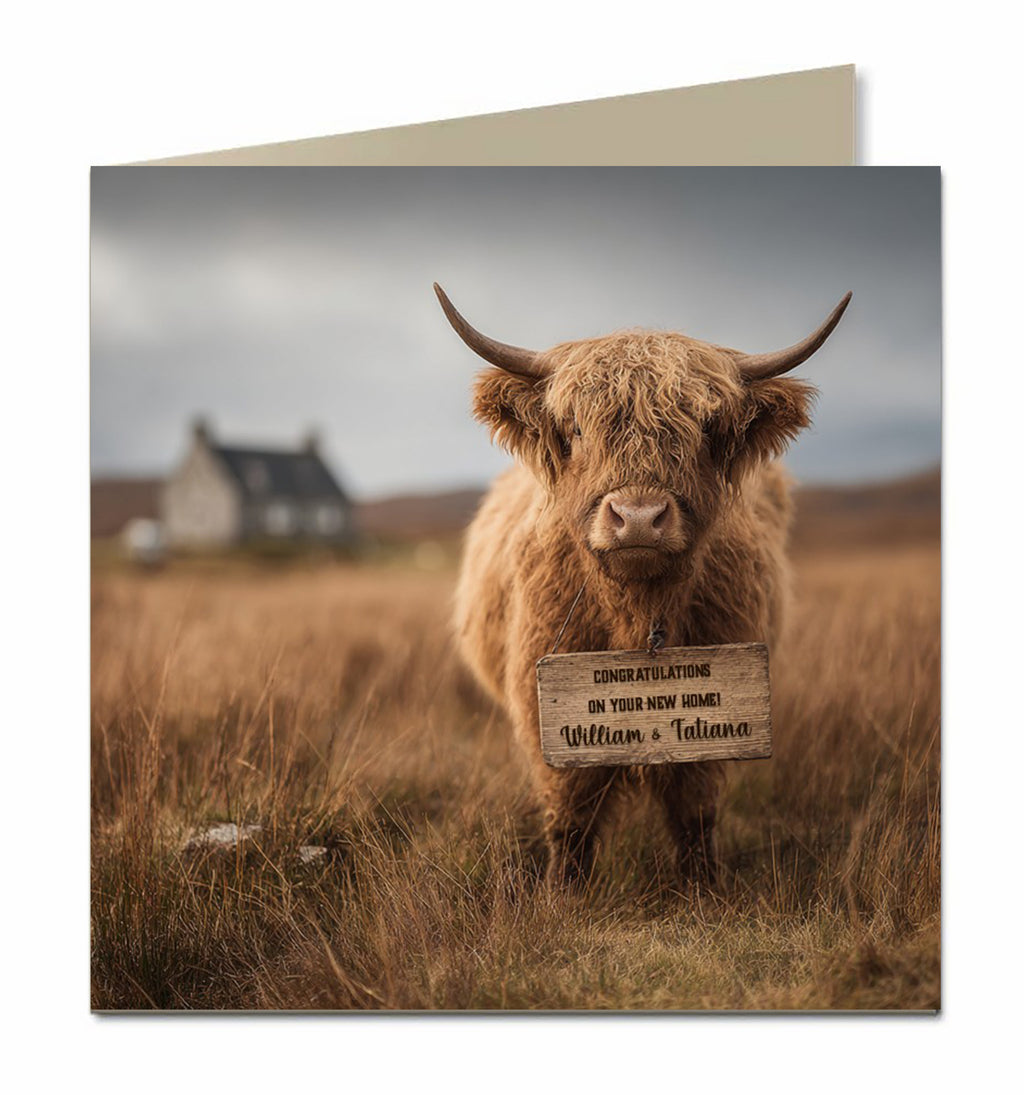 House Warming, Congratulations On Your New Home House Card, Moving, Personalised