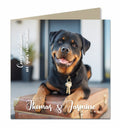 House Warming, Congratulations On Your New Home House Card, Moving, Rottweiler