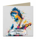 Guitar Birthday Card, Daughter, Granddaughter, Sister, Niece, Music, Personalised
