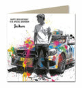 Birthday Card, Boys, Personalised, Son, Grandson, Nephew, Teenager, Car