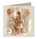 17th Birthday Card For Granddaughter, Daughter, Niece, Chic Blonde Hair