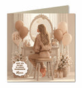 18th Birthday Card For Granddaughter, Daughter, Niece, Chic Blonde Hair