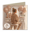 18th Birthday Card For Girls, Daughter, Granddaughter, Niece, Blonde Hair,
