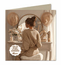 21st Birthday Card For Granddaughter, Daughter, Niece, Chic Brown Hair