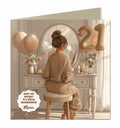 21st Birthday Card For Granddaughter, Daughter, Niece, Chic Brown Hair