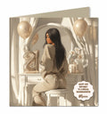 21st Birthday Card For Granddaughter, Daughter, Niece, Chic Black Hair