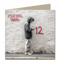 12th Birthday Card for Boys, Grandson, Son, Nephew, Teenager, Trendy, Modern, Selfie, Personalised, 15cm x 15cm, Blank Inside, with White Envelope