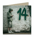 14th Birthday Card for Boys Personalised, Grandson, Son, Nephew, Urban