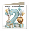 2nd Birthday Card For Boys, Grandson, Son, Nephew, Brother, Personalised