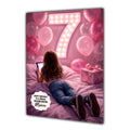 7th Birthday Card Girl Granddaughter Daughter Niece Large A5 Size