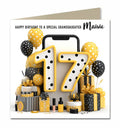 17th Birthday Card For Girls, Daughter, Granddaughter, Niece, Sister