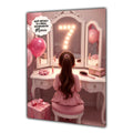 7th Birthday Card Girl Granddaughter Daughter Niece Large A5 Size