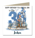 30th Birthday Card For Men Grandson, Son, Dad, Brother, Fishing, Personalised