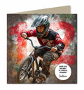 12th BMX Bike Birthday Card for Boys Personalised Grandson, Son, Nephew