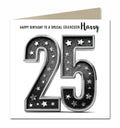 25th Birthday Card for Boys Personalised, Grandson, Son, Husband, Brother