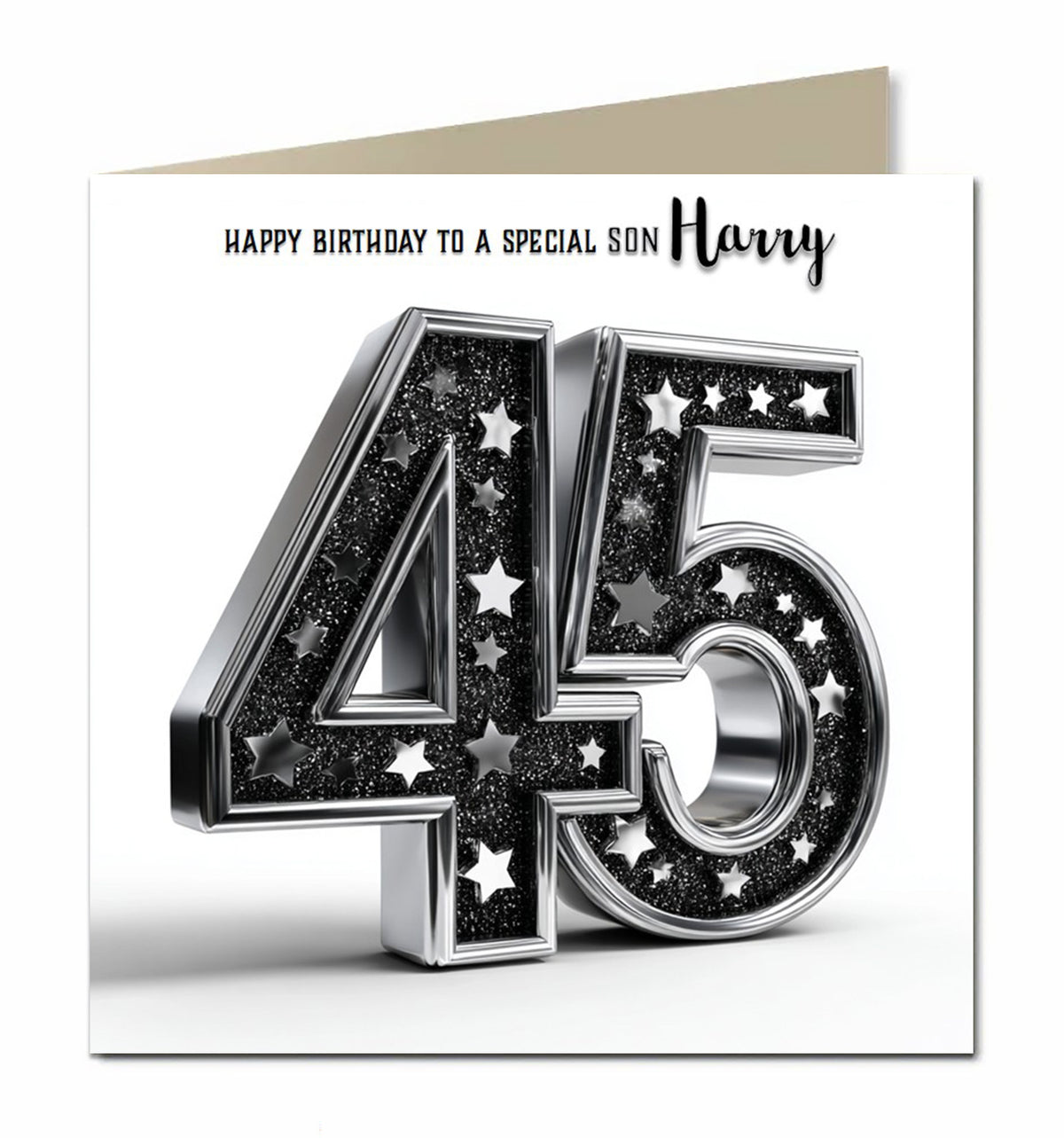 45th Birthday Card For Boys, Grandson, Son, Nephew, Brother, Dad, Husband, Personalised