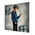 16th Birthday Card for Boys Personalised, Grandson, Son, Nephew, Urban