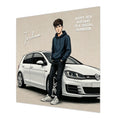 Car Birthday Card, Boys, Personalised, Son, Grandson, Nephew, White