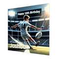 14th Rugby Birthday Card for Boys Personalised, Grandson, Son, Nephew,