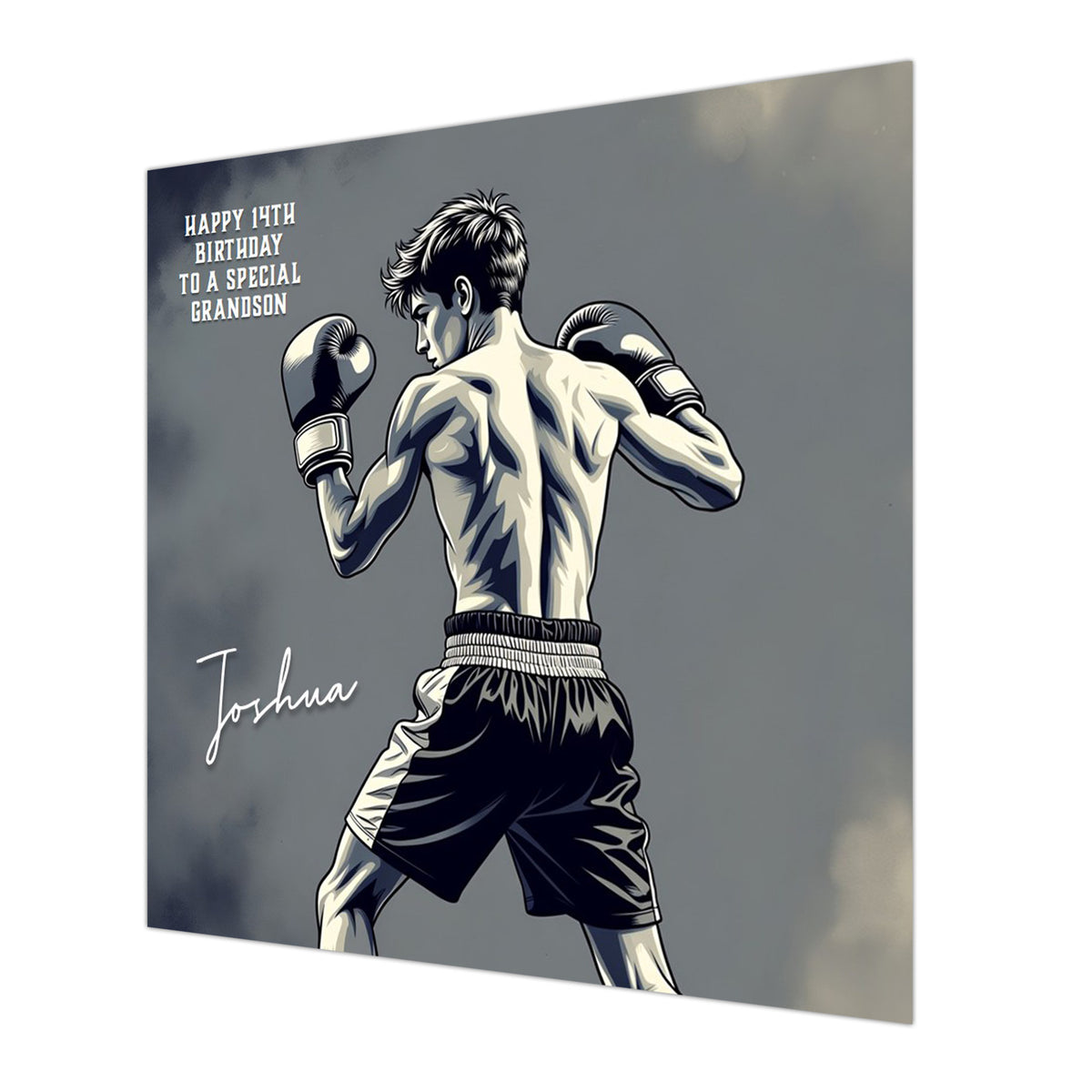 Boxing Birthday Card, Boys, Personalised, Son, Grandson, Nephew Brother,