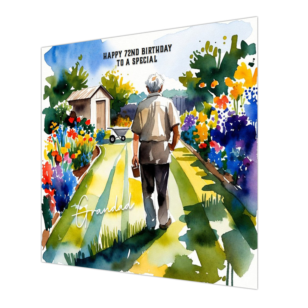 Gardening Birthday Card, Men, Personalised, Husband, Dad, Grandad, Uncle