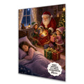 Personalised Christmas Card - Santa and Elves Delivering Presents