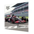 Car Racing Birthday Card, Men, Personalised, Husband, Dad, Son, Grandson