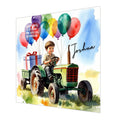 Tractor Birthday Card for Boys, Personalised, Son, Grandson, Nephew