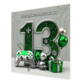 13th Gaming Birthday Card for Boys Personalised, Grandson, Son, Teenager